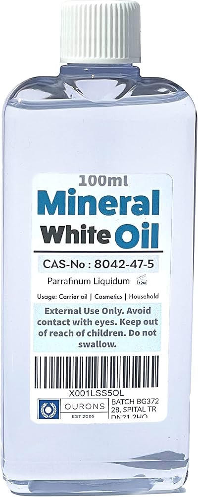 100ml White Mineral Oil - Pure Food Safe | Amazon (UK)