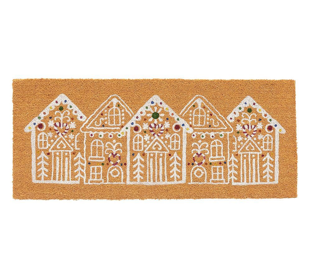 Gingerbread Village Doormat | Pottery Barn (US)