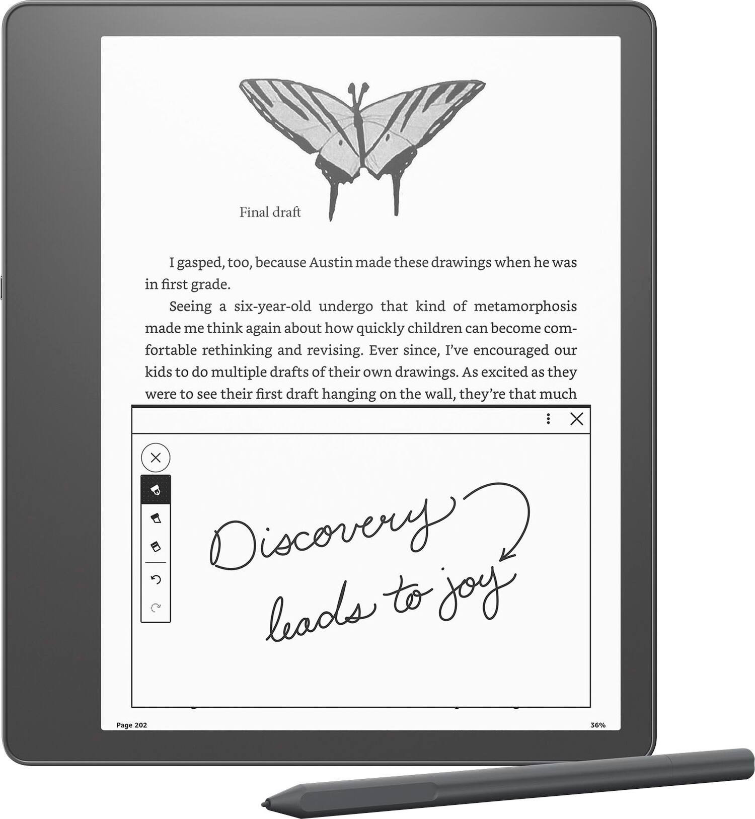 Amazon Kindle Scribe Digital Notebook 32 GB with Premium Pen 2022 Gray B09BSGFTHY - Best Buy | Best Buy U.S.