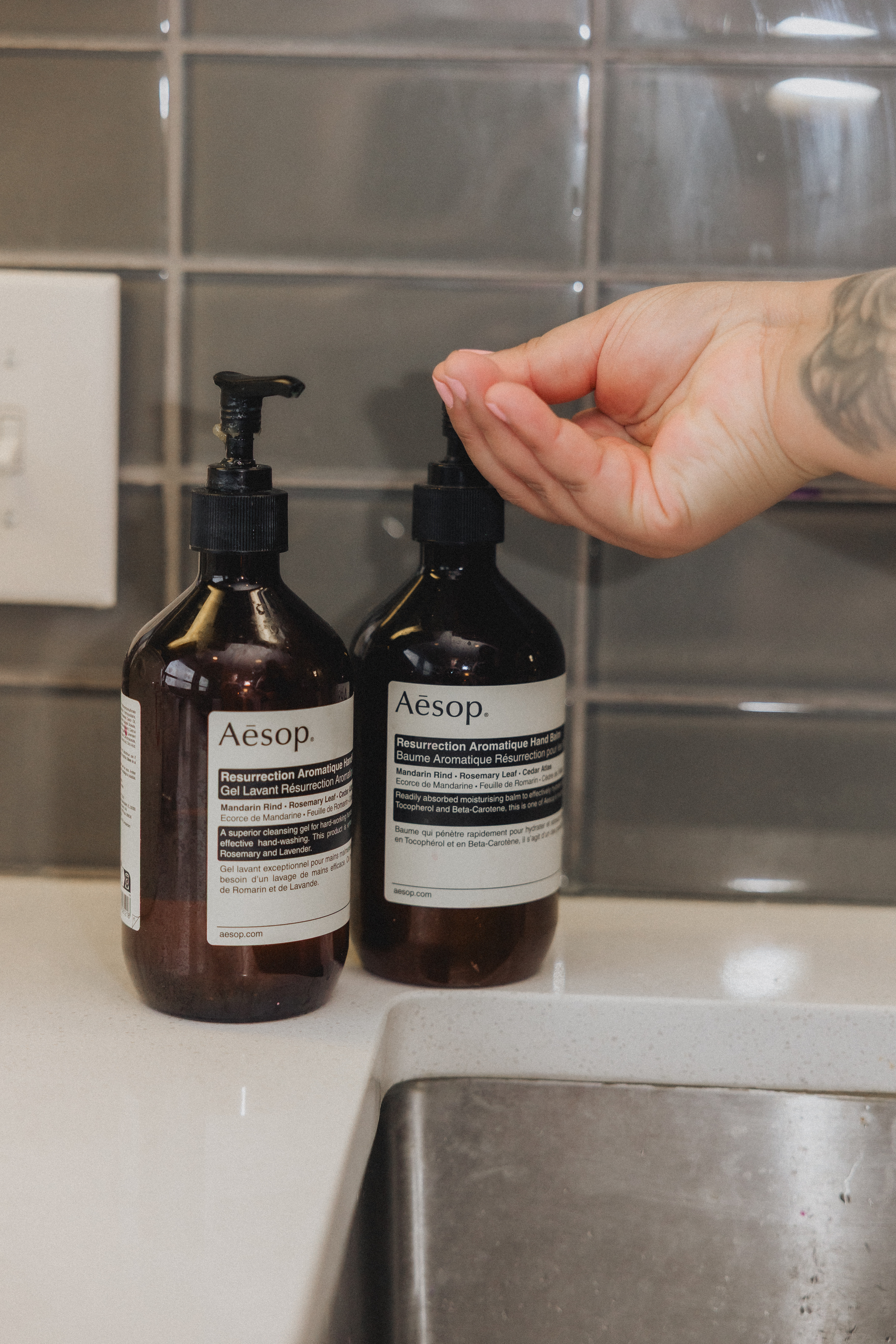 Aesop hand wash and hand lotion are everyday luxuries that make even the simplest routines feel elevated. The botanical scents, beautiful packaging, and nourishing formulas bring a spa-like feel to the kitchen or bathroom while keeping hands soft and hydrated. These are staples I'll continue to repurchase for a home that feels both beautiful and functional.

#LTKselfcare #LTKBeauty #LTKHome