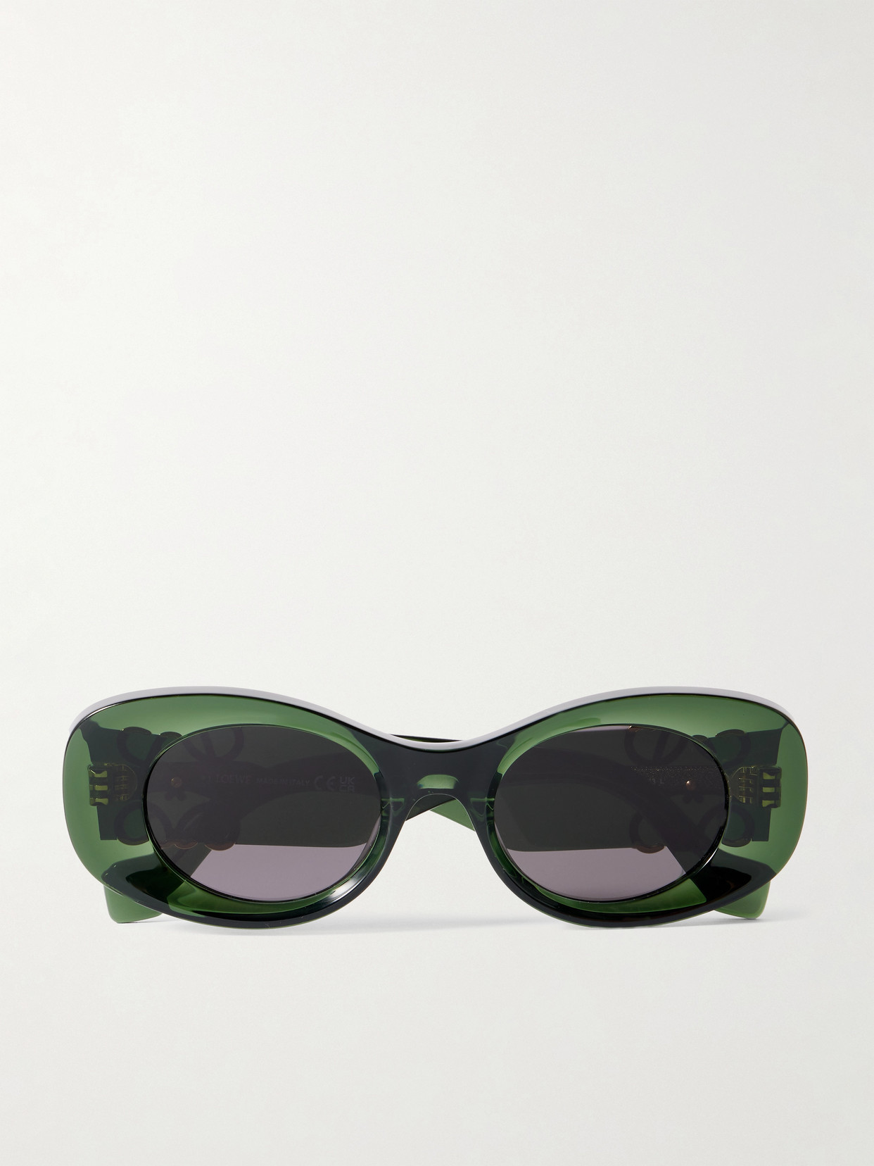 Loewe - Anagram Oversized Cat-eye Acetate Sunglasses - Green | NET-A-PORTER (US)