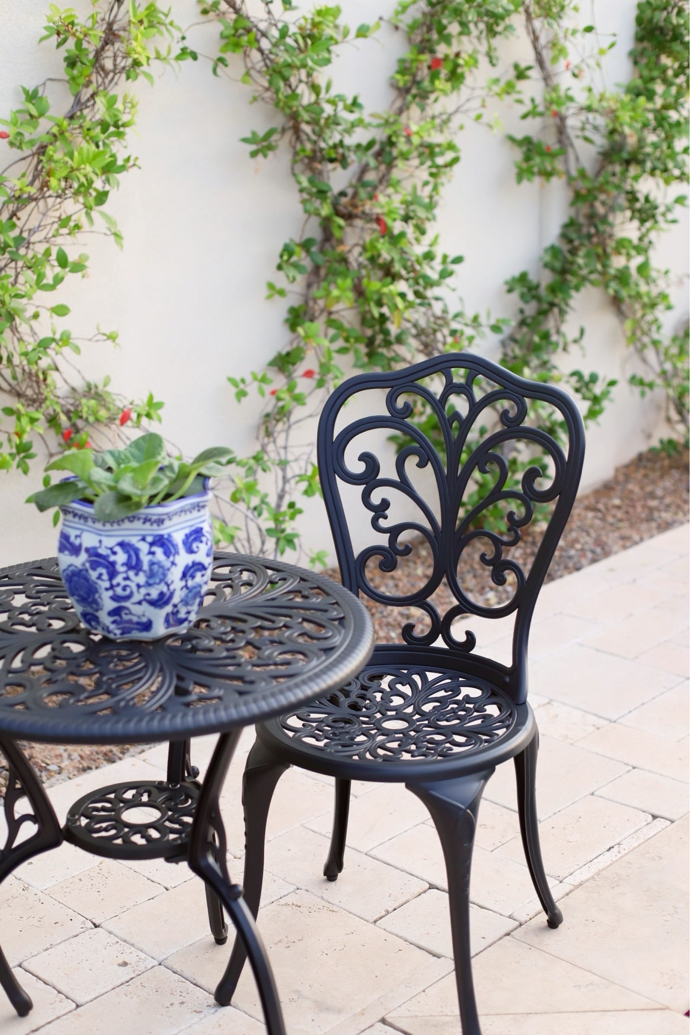 #ad I’ve been dreaming of creating a little European-inspired cafe moment in our backyard and this @wayfair table set was exactly what I was looking for ✨ It feels so luxe and charming… like something straight out of a hotel patio in Europe. 

No wonder it’s such a high-rated customer favorite! I’m SO glad I grabbed it just in time for all the summer hosting ahead! #Wayfair #WayfairPartner #LTKHome