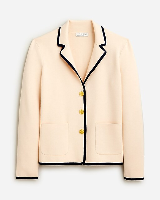 Tipped sweater blazer | J. Crew US