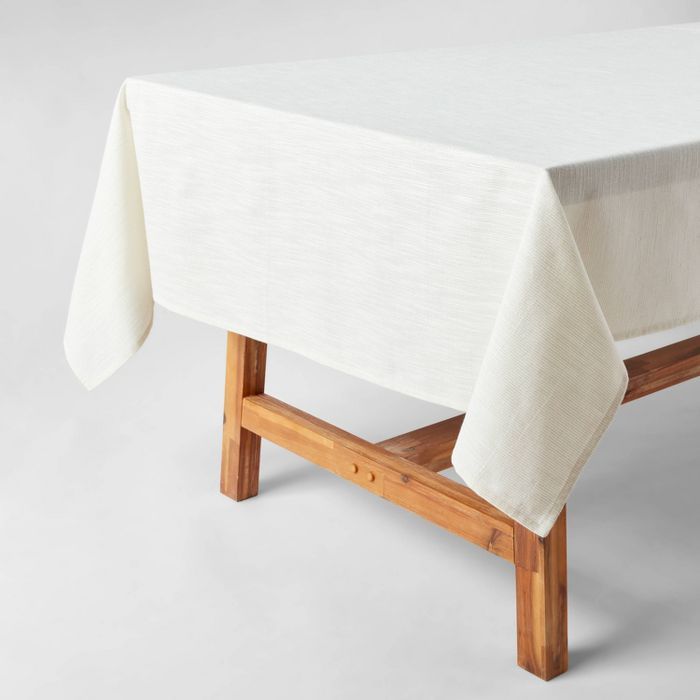 Tablecloth Cream/Gold Metallic - Threshold™ | Target