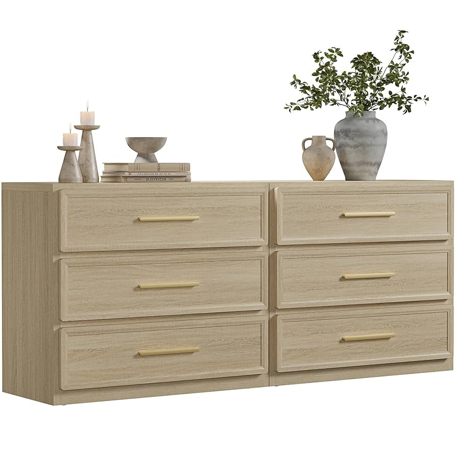 SICOTAS Night Stand Set 2 Oversized Extra Large Nightstands Set of 2 Tall Bedside Side Table with... | Amazon (US)