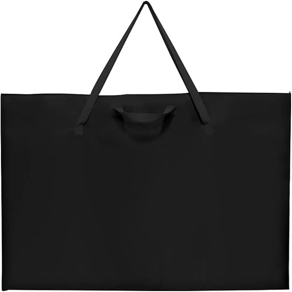 ZKOO Large Size Art Portfolio Tote with Nylon Shoulder, Poster Board Storage Bag (24"*36"-Black) | Amazon (US)