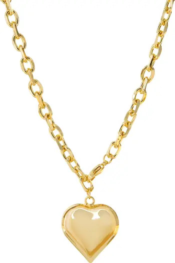 Puffy Heart Charm Necklace | Nordstrom