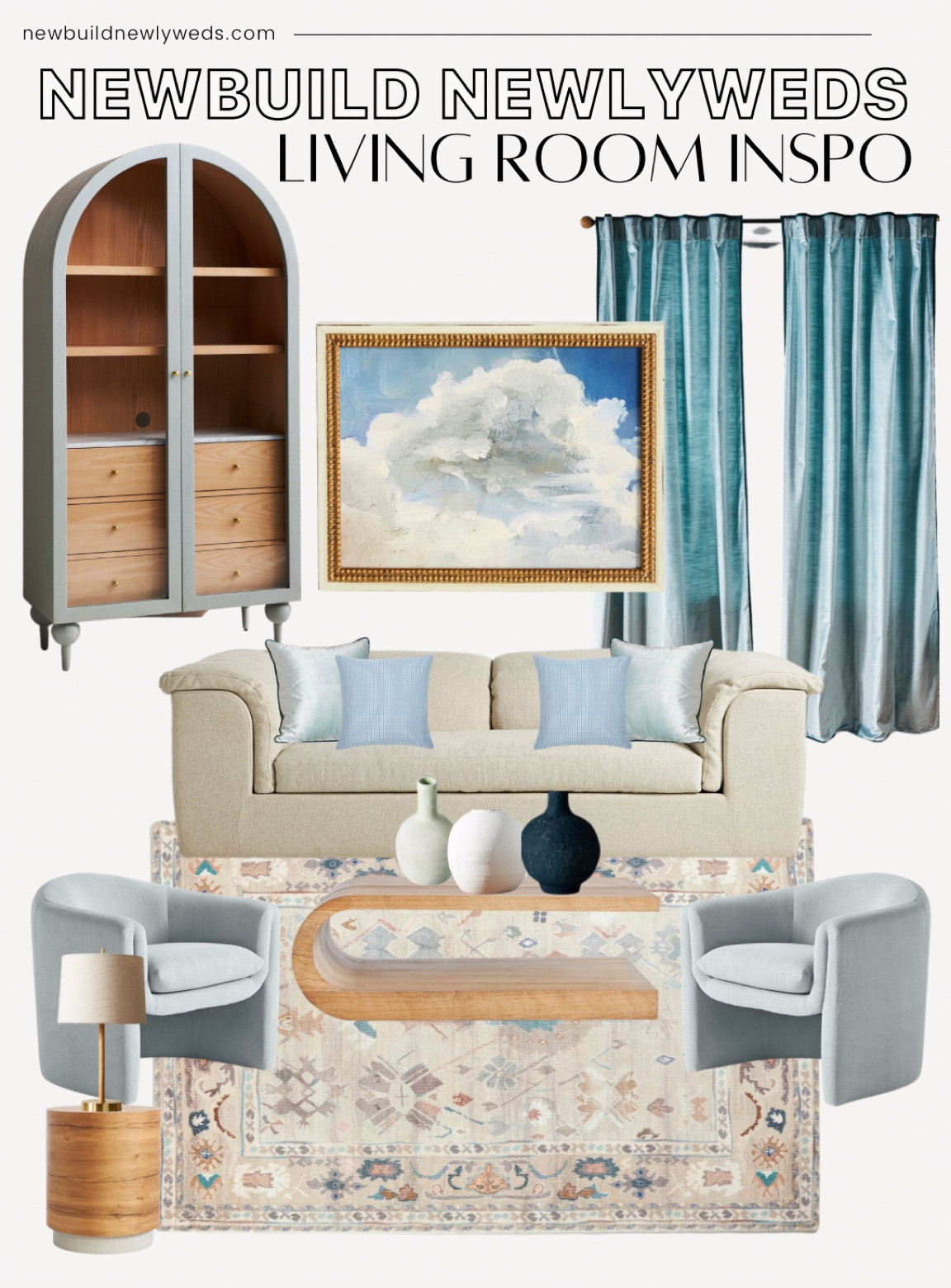 This living room inspo is the perfect combo of blues to add pops of color into your room!

#LTKSale #LTKhome #LTKsalealert