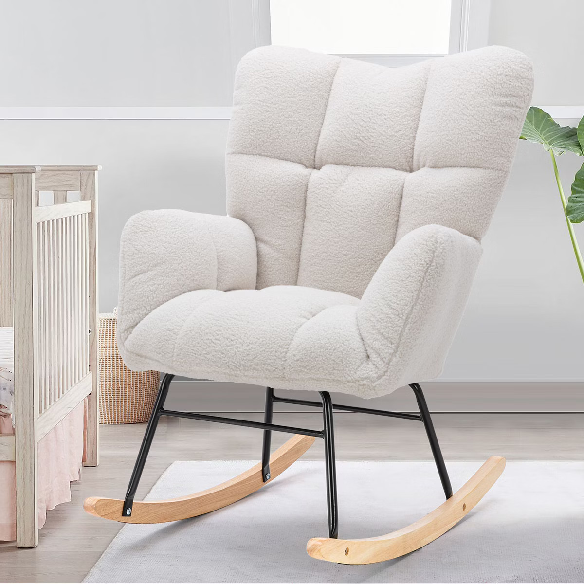 Epping Nursery Rocking Chair,Teddy Swivel Accent Chair,Upholstered Glider Rocker Rocking Accent C... | Target
