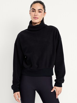 Performance Microfleece Mock Neck Sweatshirt | Old Navy (CA)