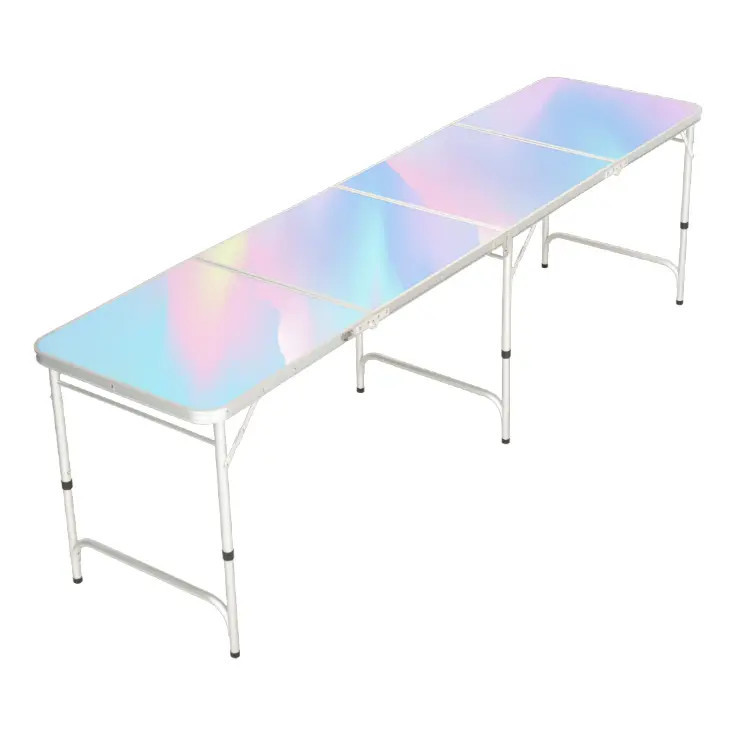 Trendy Colorful Holographic Beer Pong Table | Zazzle | Zazzle