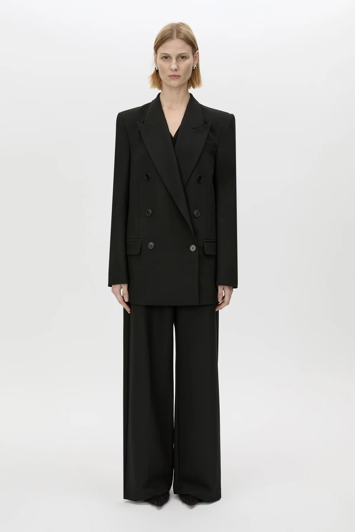Mackinley Double Breasted Blazer in Black - CAMILLA AND MARC® C&M | CAMILLA AND MARC (ANZ)
