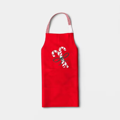 Kids' Christmas Candy Cane Apron - Wondershop™ | Target