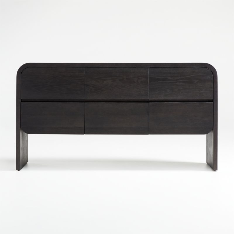 Cortez Charcoal Floating Dresser by Leanne Ford | Crate & Barrel | Crate & Barrel