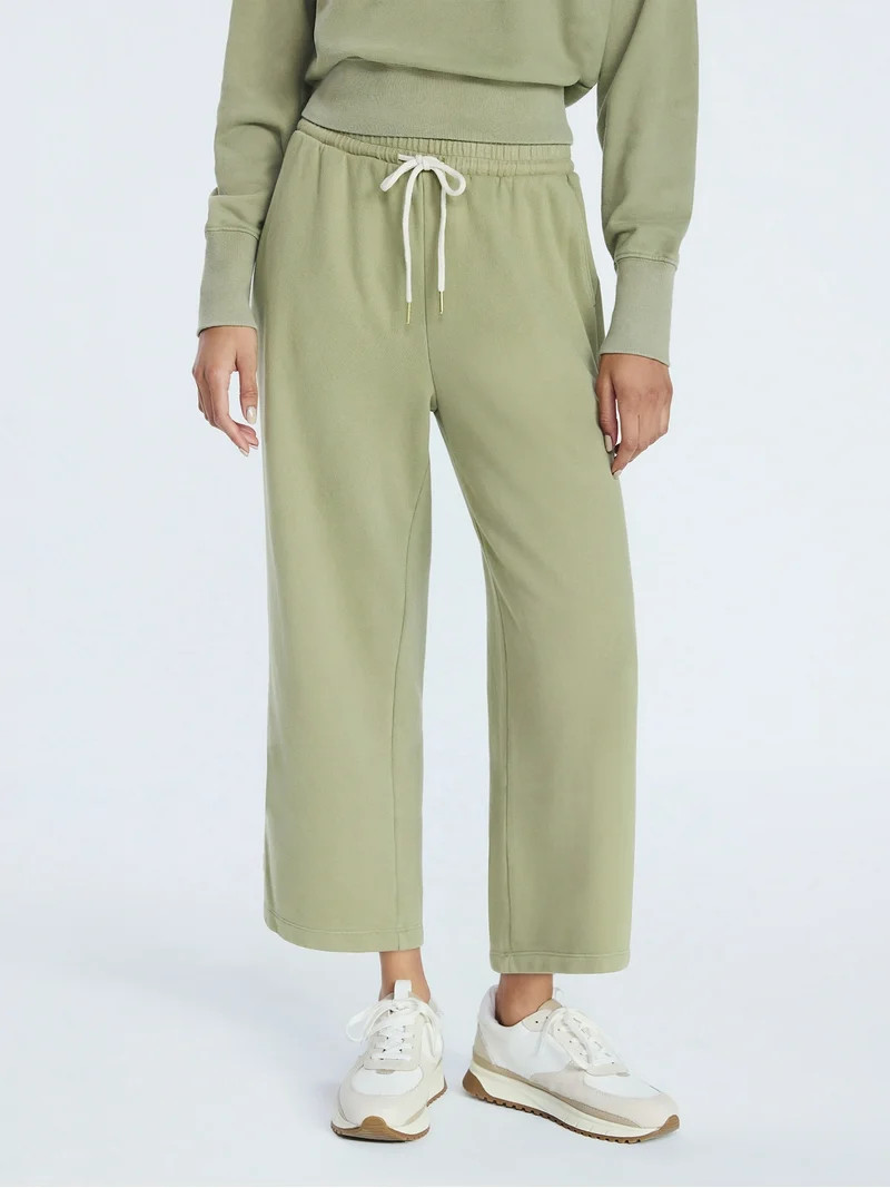 Free Assembly Women's and Women's Plus Cropped Sweatpants, 23" Inseam, Sizes XS-4X | Walmart (US)