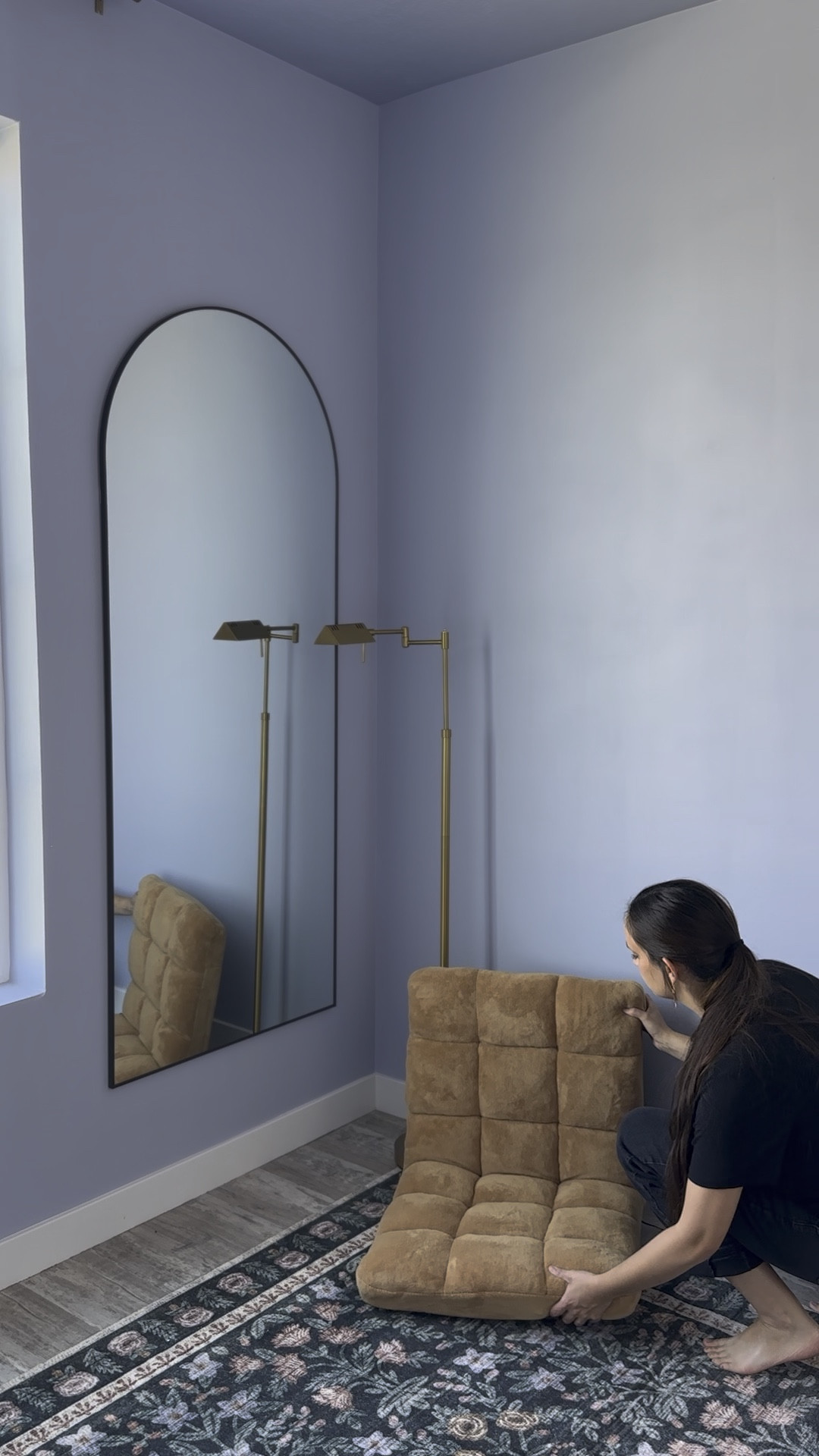 This is my little meditation/relaxing chair in my office! It’s nice to pull in front of the tv as a game chair, and also has worked as a little bed for my toddlers. All around I love it so much! And it’s very very comfy!!! 

#LTKFindsUnder50 #LTKFamily #LTKGiftGuide