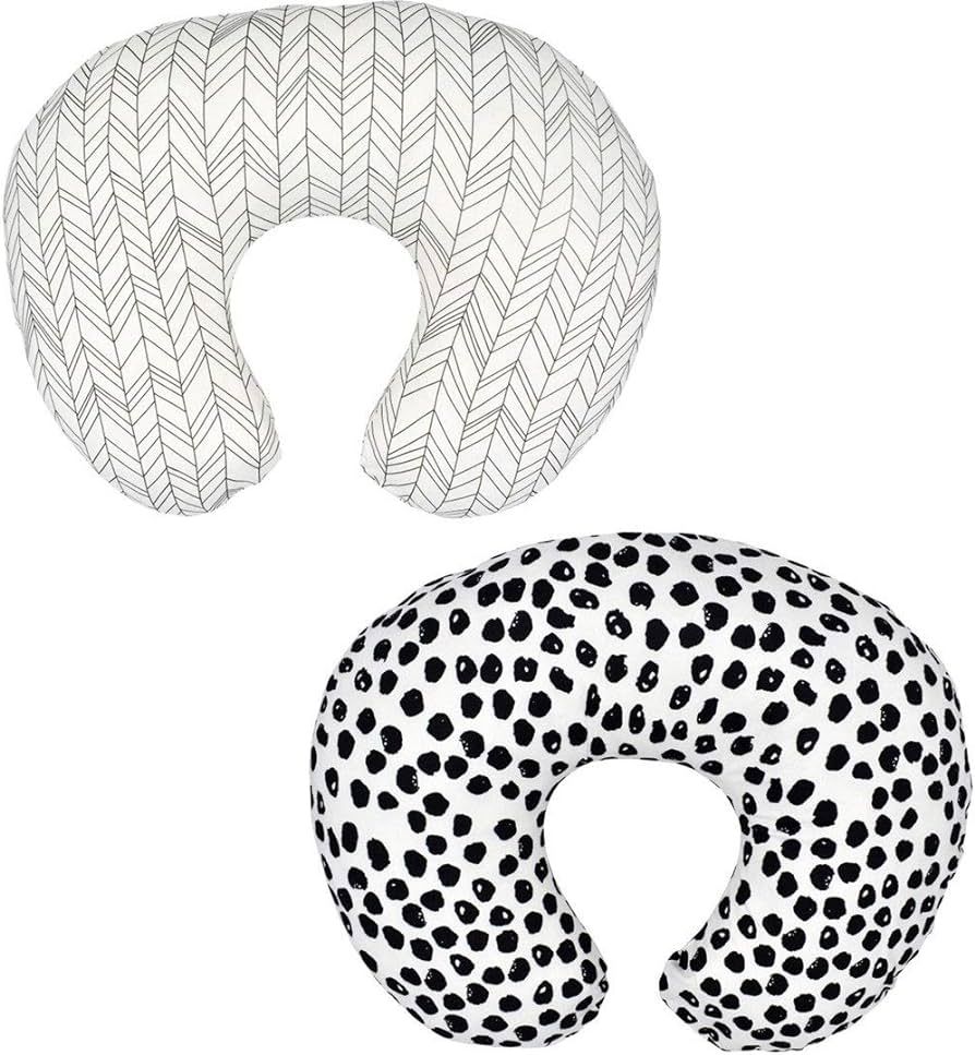 2 Pack (Arrow & Speckles) Nursing Pillow Cover Slipcover for Breastfeeding Pillows, Soft and Comf... | Amazon (US)