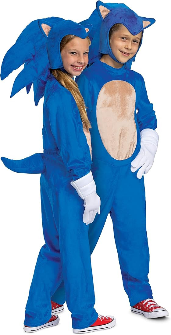 Disguise Sonic 2 Kid's Deluxe Sonic Movie Costume | Amazon (US)