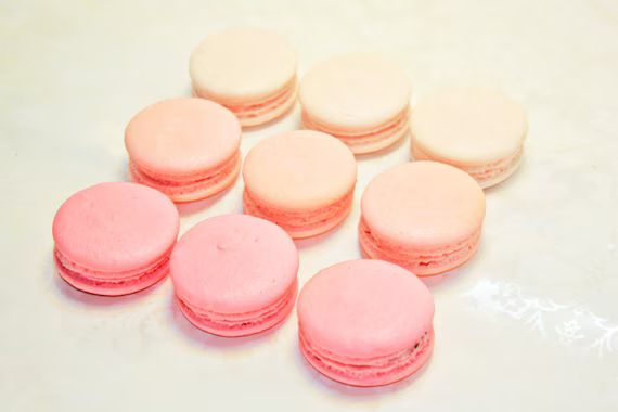 Pink Ombre French Macaron Organic   3 dozens | Etsy | Etsy (US)
