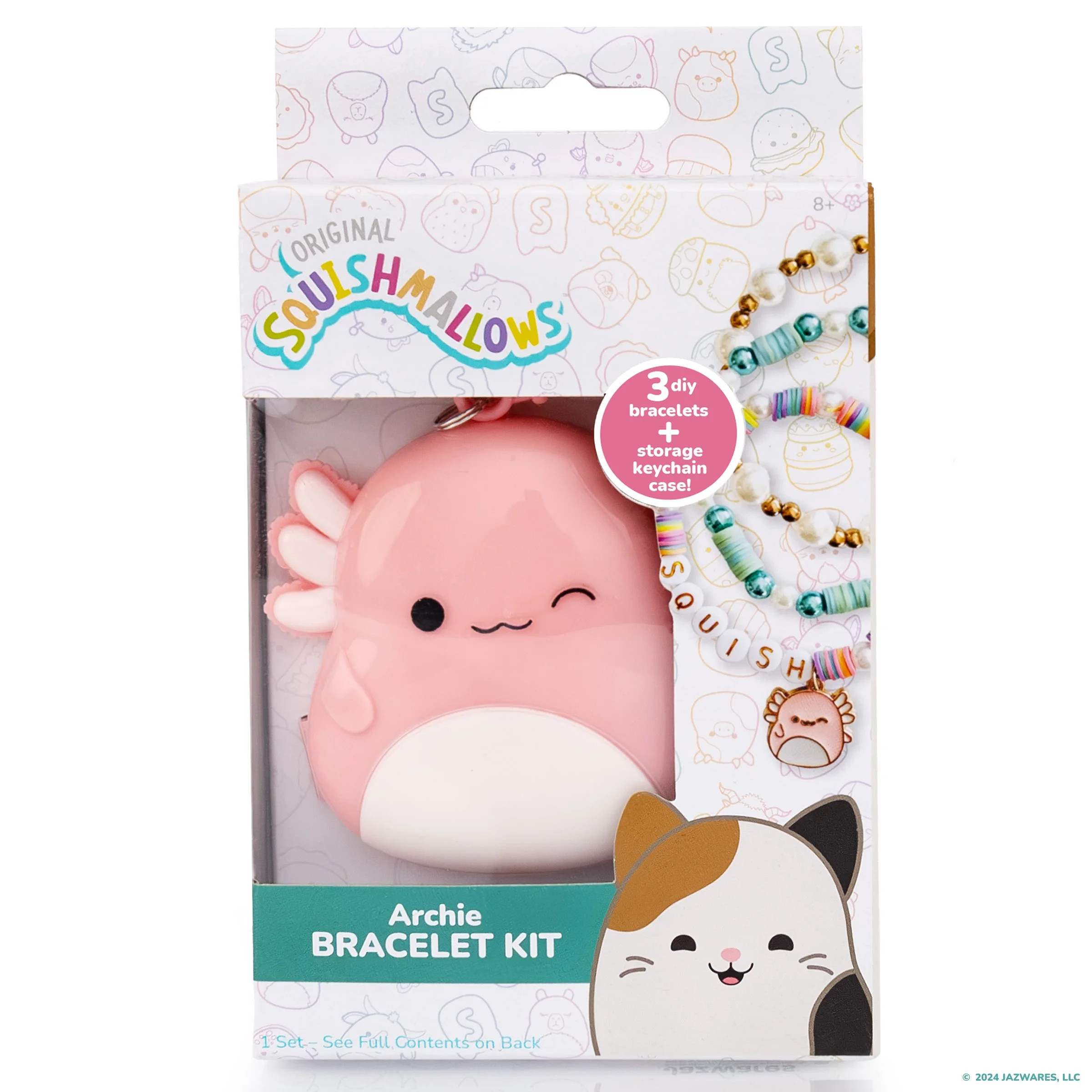 Original Squishmallows Archie the Axolotl Bracelet Kit, Boys and Girls, Child, Ages 6+ | Walmart (US)