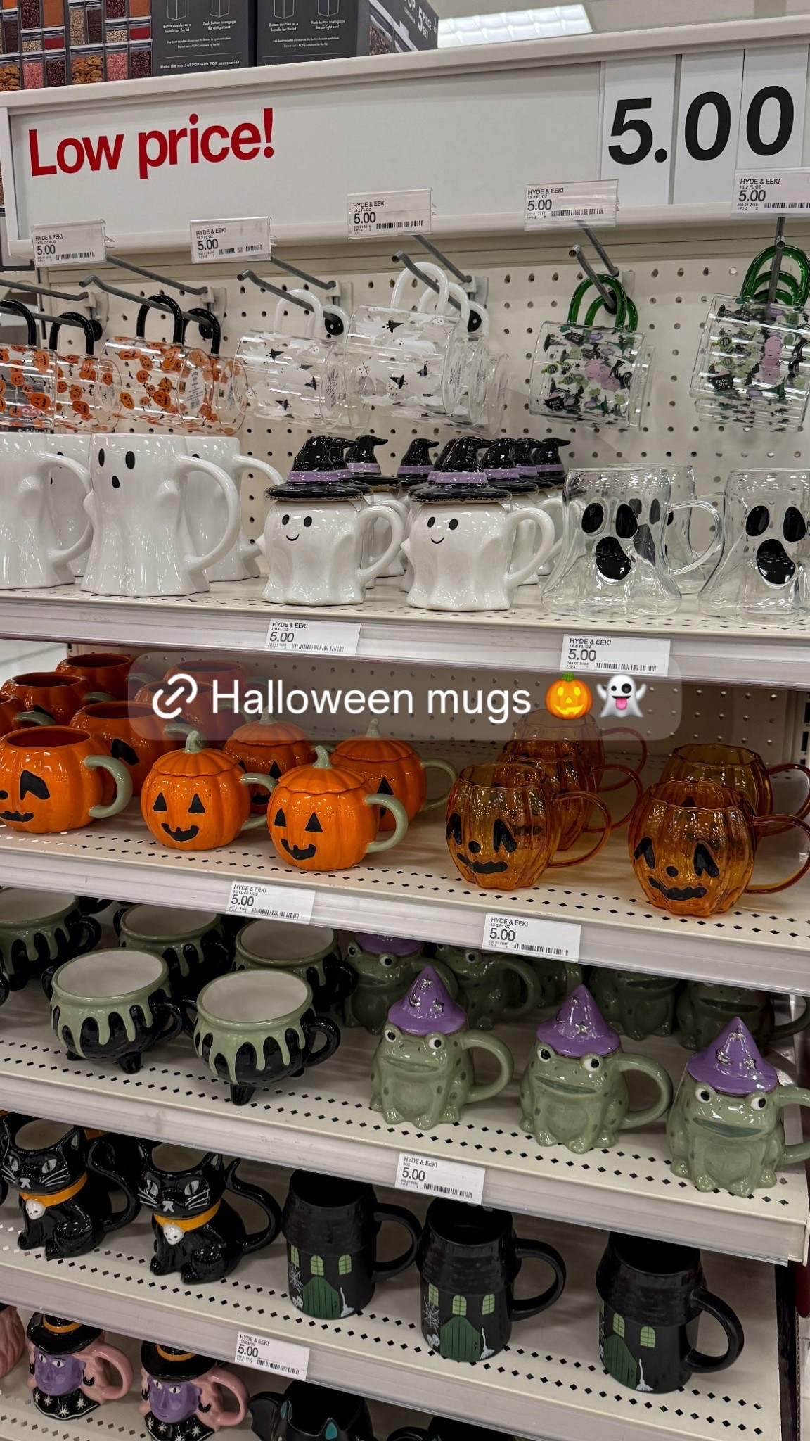 $5 Halloween mugs at Target right now—so cute! 🎃

Target home finds, Target kitchen, fall home decor, Target Halloween decor, Halloween kitchen, pumpkin mug, ghost mug, Halloween home decor, Halloween coffee mug, fall coffee mug

#LTKHome #LTKFallSale #LTKSeasonal
