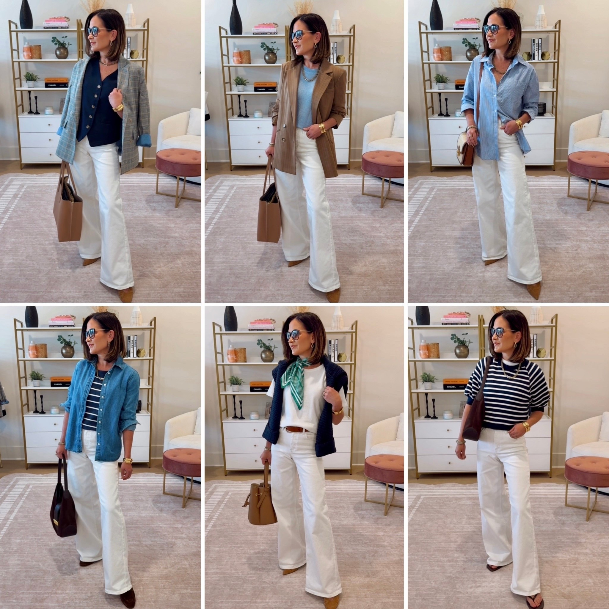 The viral target $28 jeans styled 6 ways for spring! 
Outfit ideas - spring denim outfits 
White jean styling / cream jeans styling 

#LTKgrwm #LTKOver40 #LTKootd
