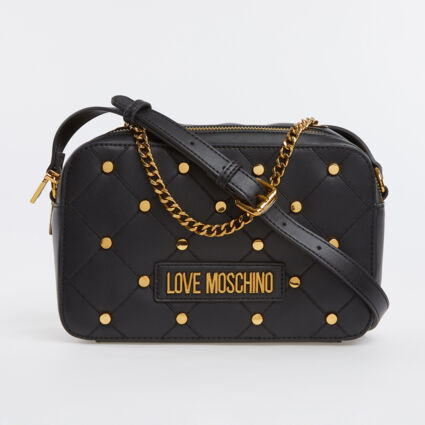 Black Studded Crossbody Bag | TK Maxx