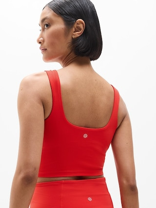 Transcend Square Neck Crop Sports Bra A-C | Athleta | Athleta