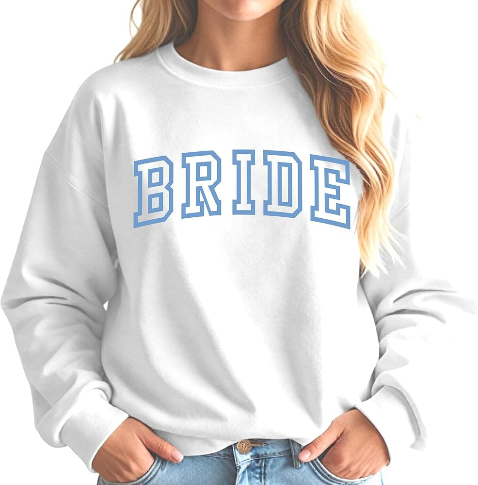 IHK Bride Sweatshirt - Bachelorette & Bridesmaid Gift, Bridal Party Sweatshirt | Amazon (US)