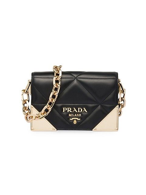 Prada Nappa-Leather Shoulder Bag | Saks Fifth Avenue