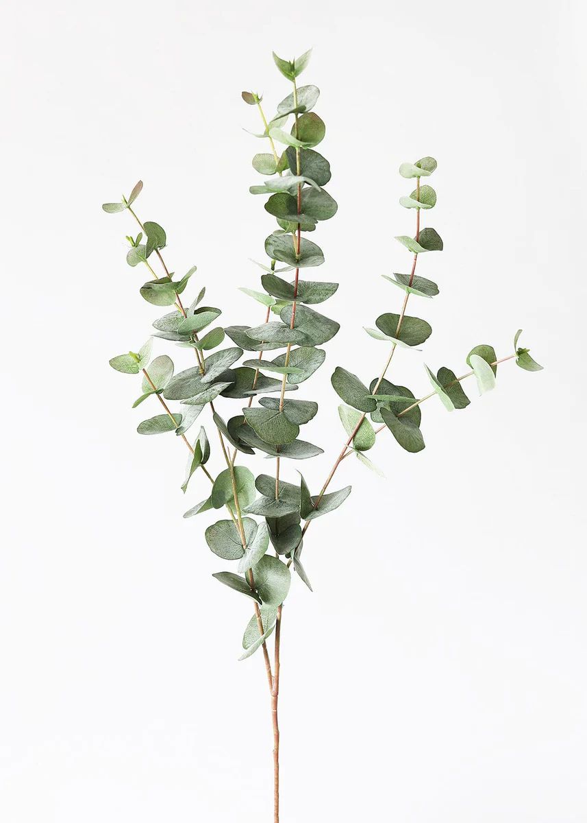 Green Grey Artificial Spiral Eucalyptus - 40 | Afloral (US)