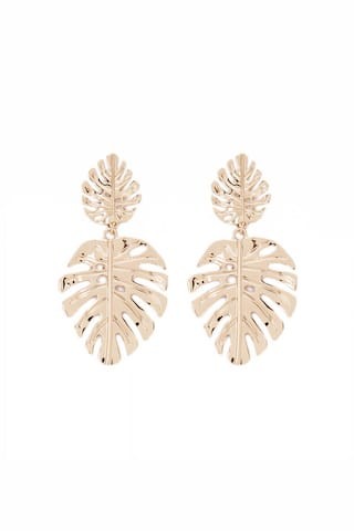 Monstera Drop Earrings | Forever 21 (US)
