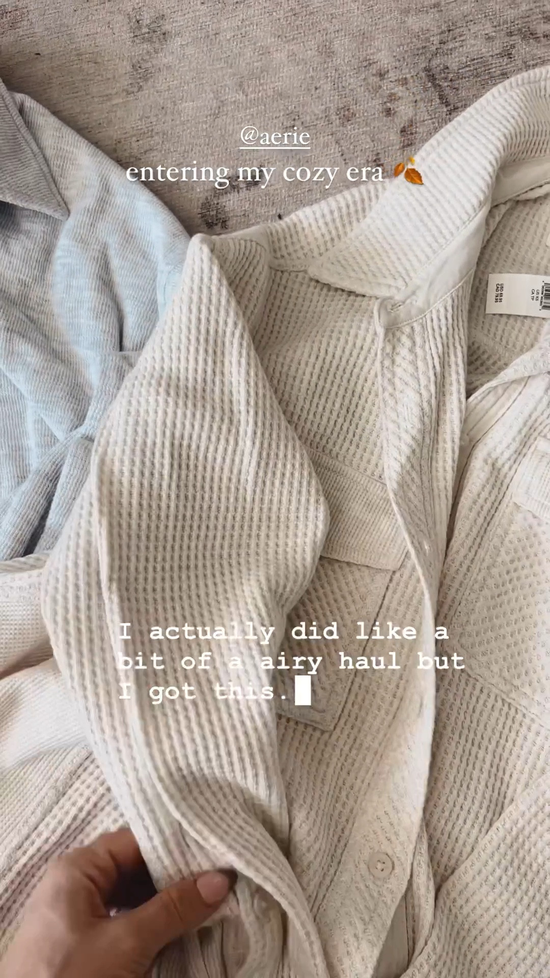 A cozy fall haul from Aerie! 🍂


Workout attire
Sports bra
Leggings
Shacket
Polo sweater
Cozy sweater
Lounge
Joggers

#LTKfindsunder50 #LTKsalealert #LTKSeasonal