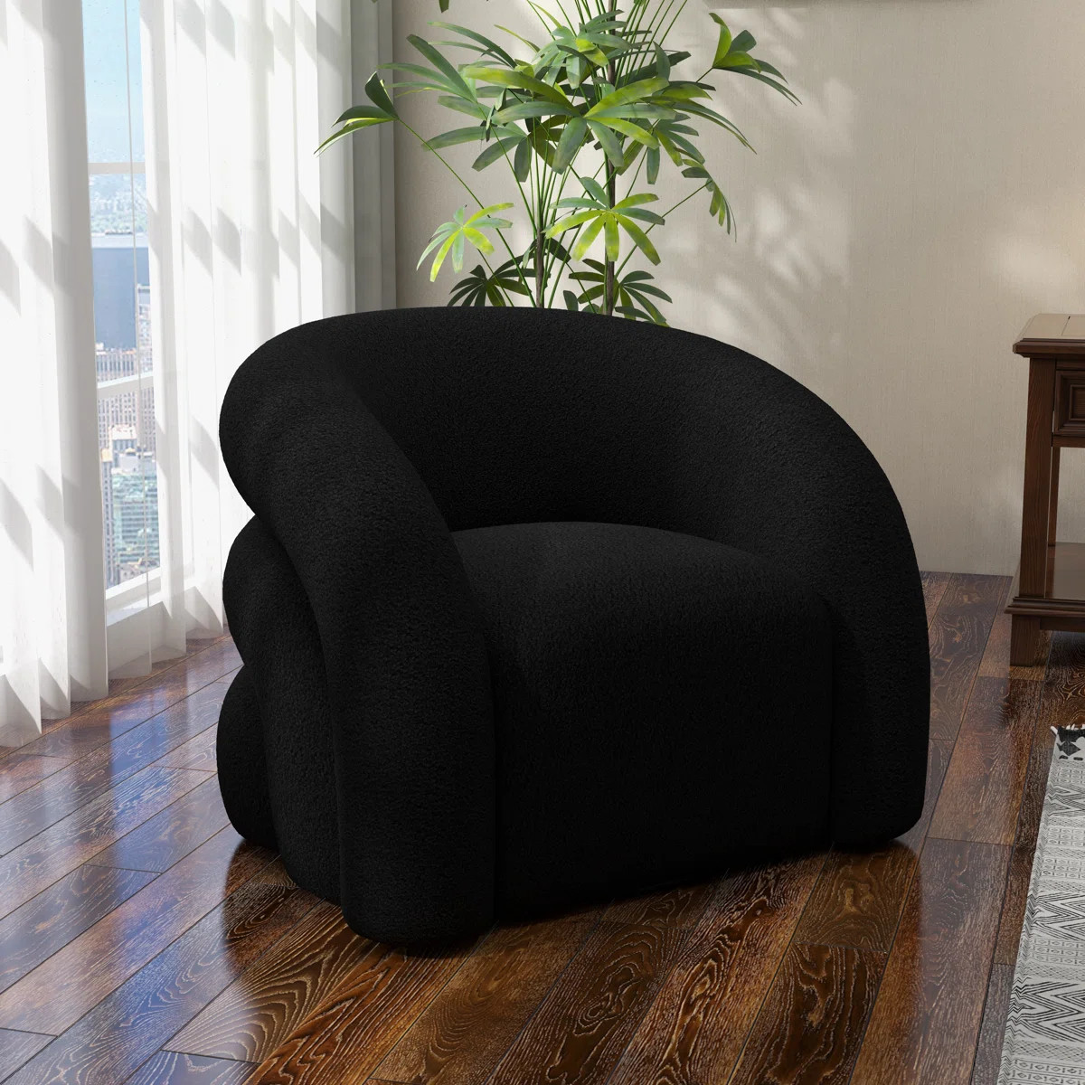 Coyle Upholstered Swivel Barrel Chair | Wayfair North America