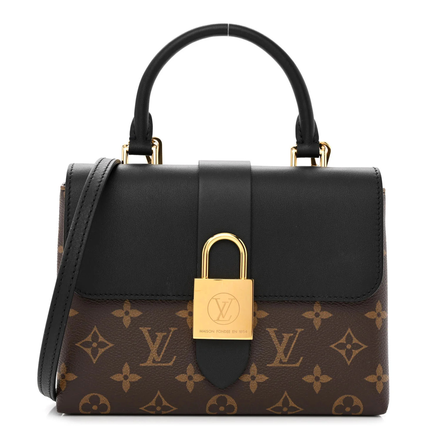 LOUIS VUITTON Monogram Locky BB Black | FASHIONPHILE (US)