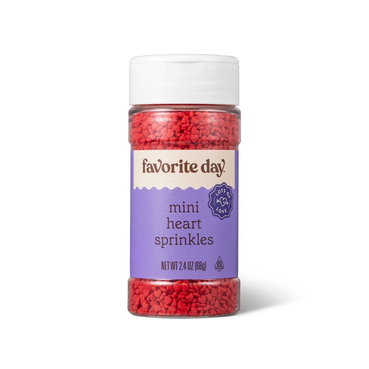 Valentine's Red Mini Hearts Confetti Sprinkles - 2.4oz - Favorite Day™ | Target