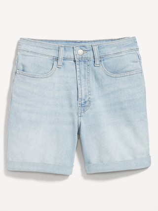High-Waisted Wow Jean Shorts -- 5-inch inseam | Old Navy (US)