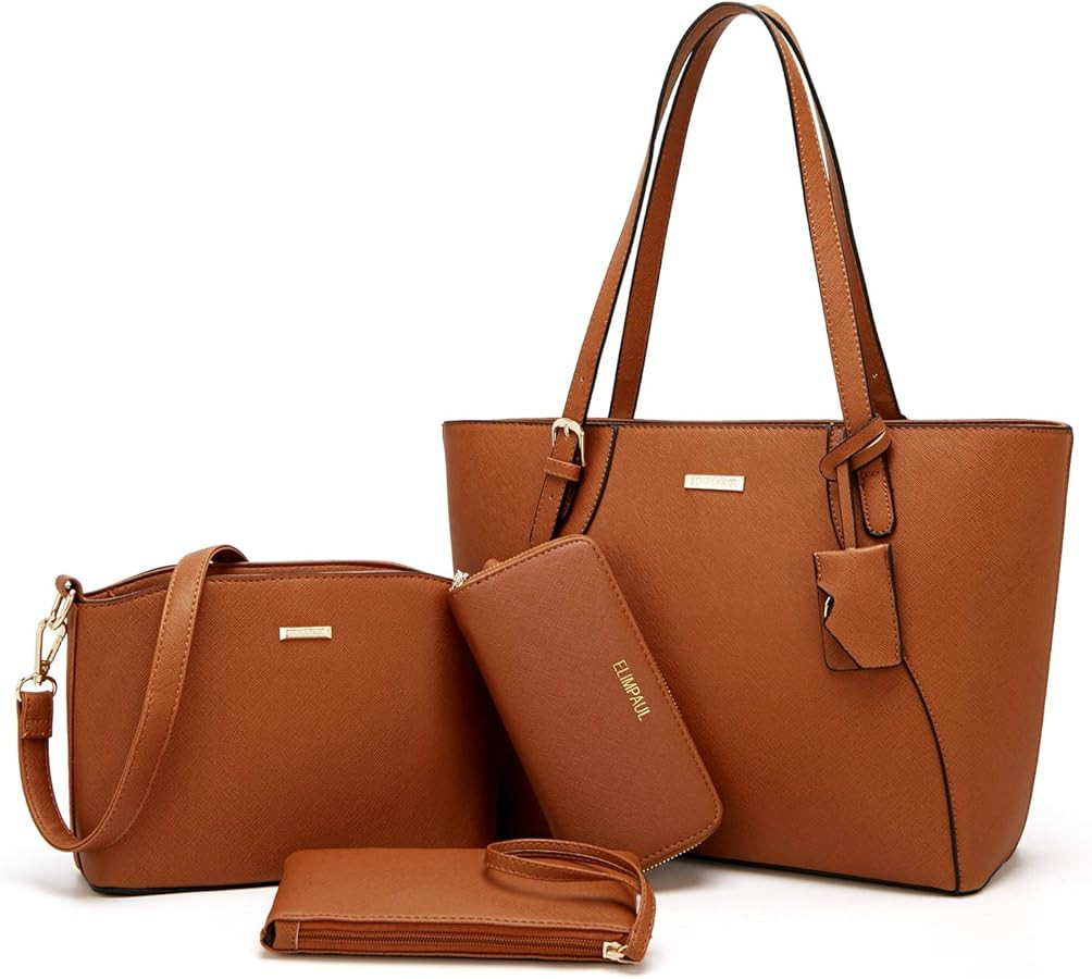 Women Fashion Handbag Wallet Tote Bag Shoulder Bag Top Handle Satchel Purse | Amazon (US)