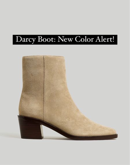 Madewell Darcy boot new color. These run tts  

Boots, fall shoes 

#LTKSeasonal #LTKshoecrush