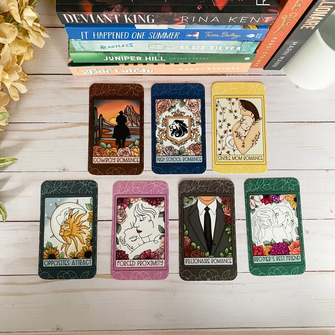 Choose Your Fate Vol. IV / Reader Trope Tarot Cards / cowboy prep school single mom opposites att... | Etsy (US)