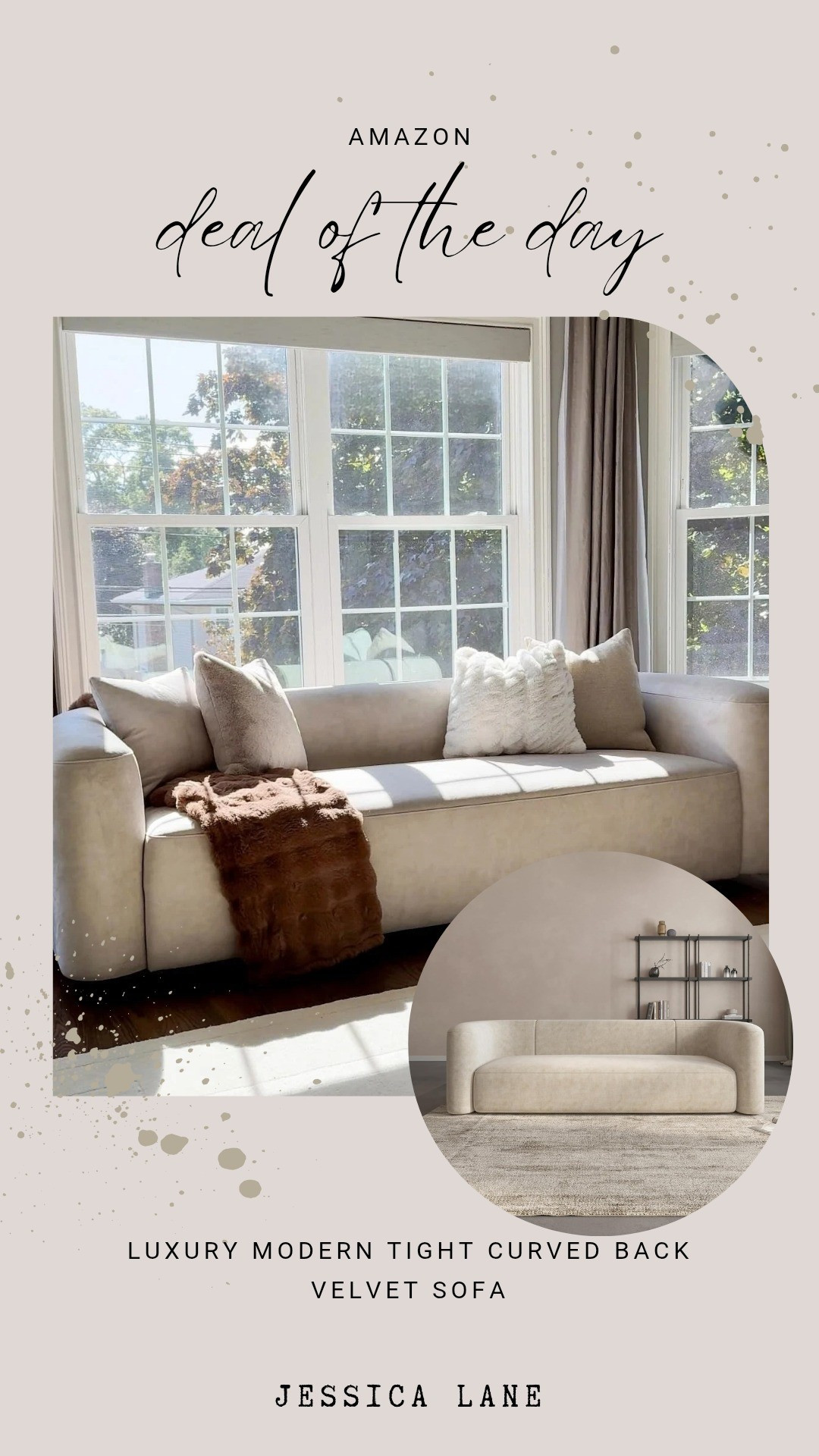 Elevate your space with this modern luxury curved velvet sofa featuring a sophisticated silhouette and premium upholstery. Ideal for contemporary seating areas and upscale interior styling. #curvedsofa #velvetsofa #modernfurniture #luxuryliving #interiordesign

#LTKSaleAlert #LTKHome