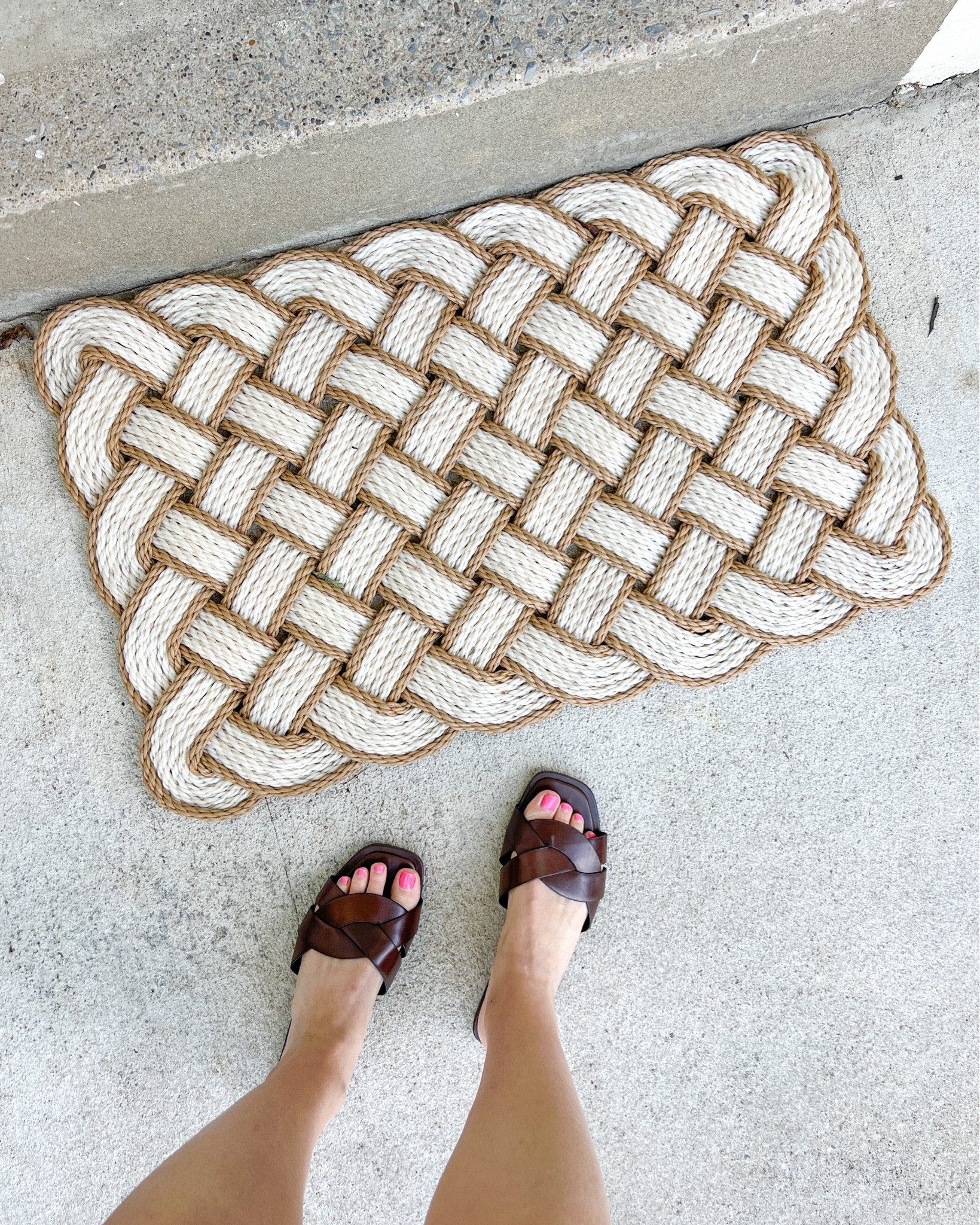 This doormat is on sale! I love that it looks natural and neutral but it’s not actually coir so it’ll last way longer. This one is actually a year old! 