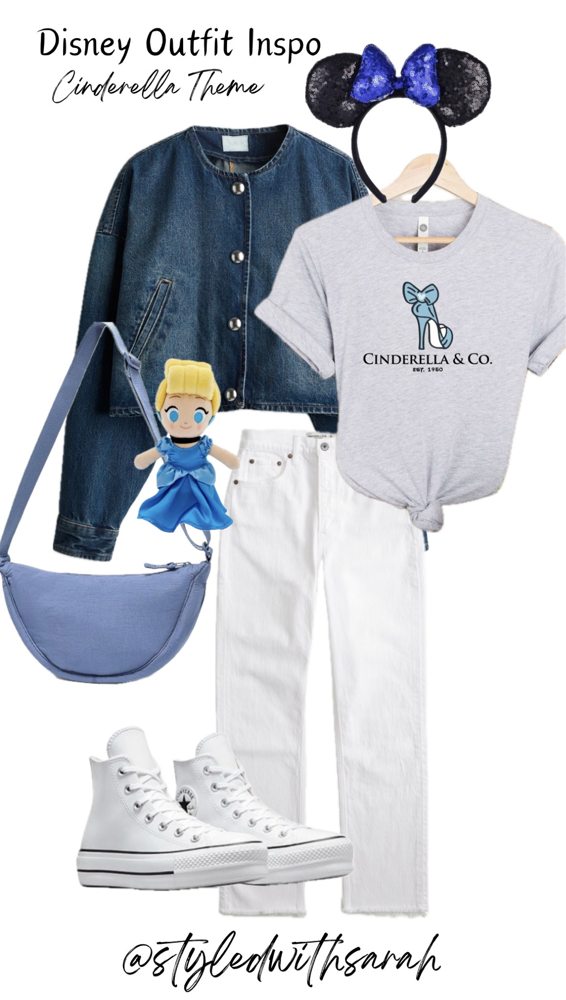 Cinderella inspired outfit! #disneyOOTD #disneyoutfit 

#LTKfindsunder50 #LTKstyletip #LTKfindsunder100