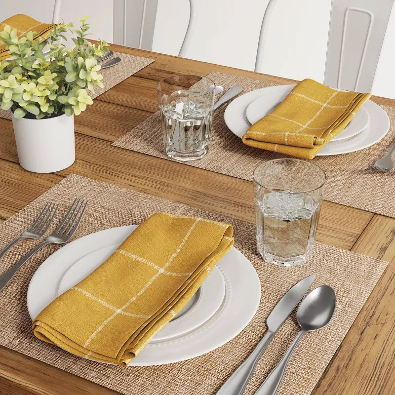 Textilene Woven Metallic Placemat Gold - Threshold™ | Target