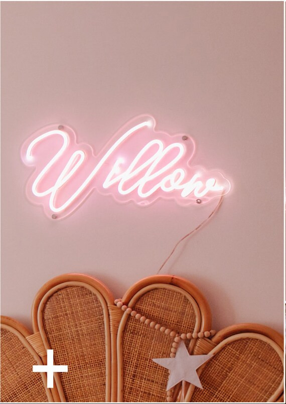 Custom Neon Sign Kids Name Family Name Custom Flex Led Neon Light Baby Shower Kids Room Decoratio... | Etsy (US)