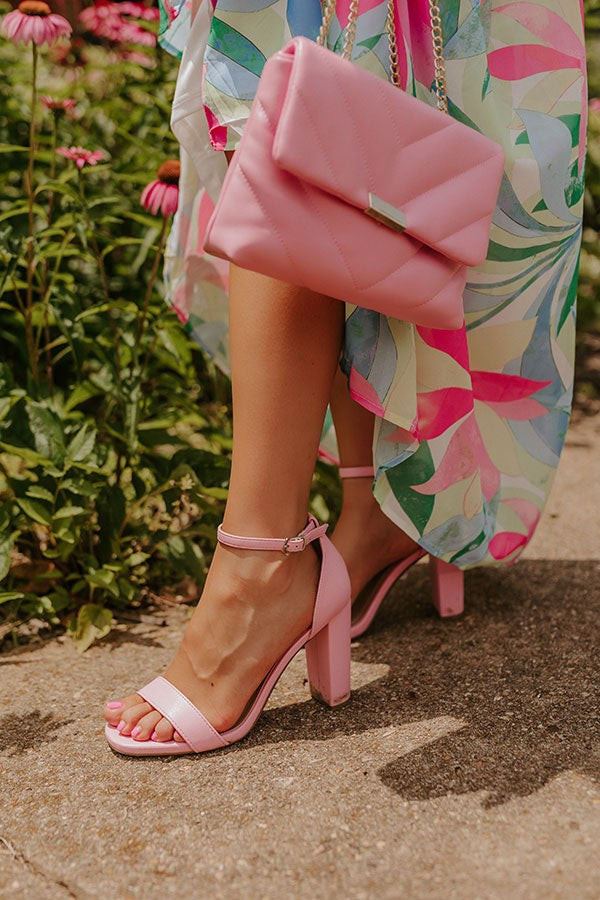 The Nancie Faux Leather Heel | Impressions Online Boutique