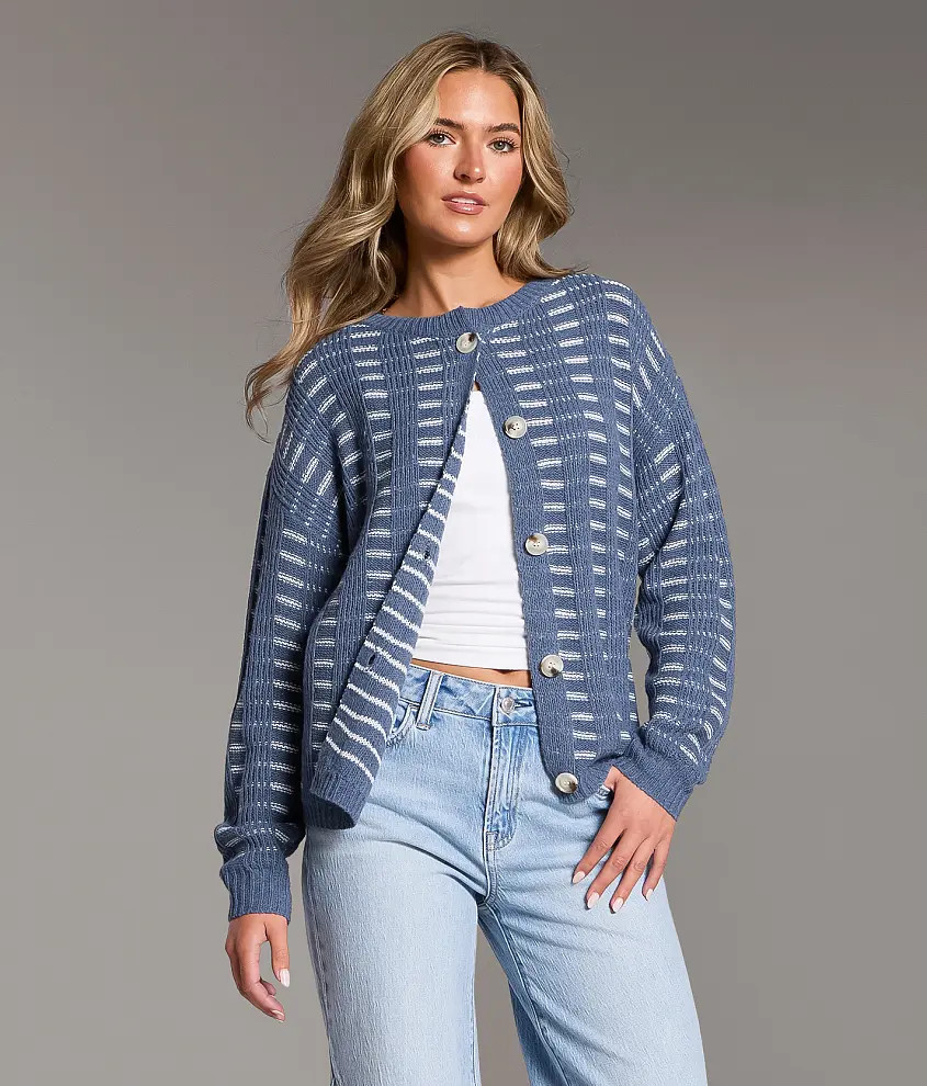 Striped Cardigan Sweater | Buckle