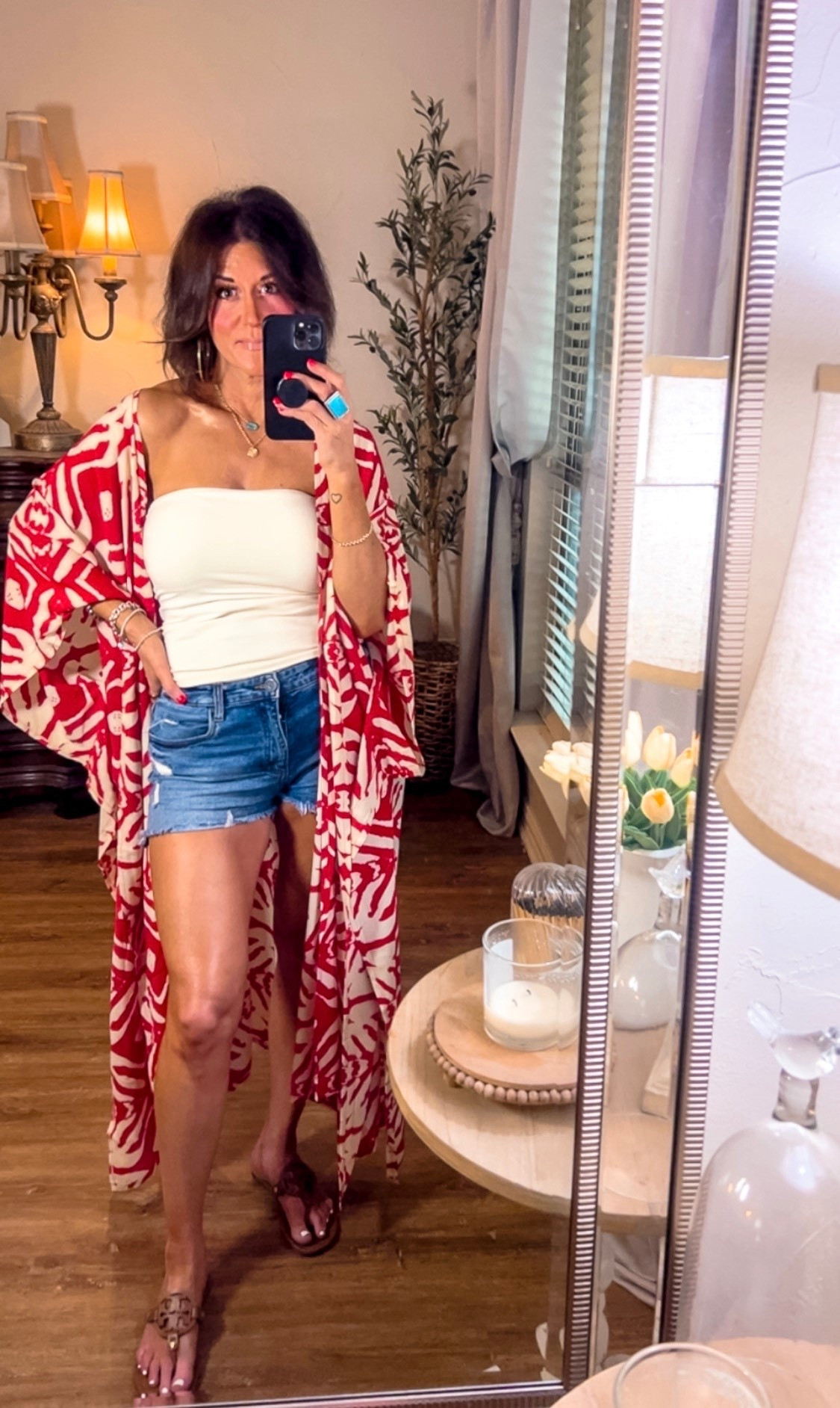 Red kimono  