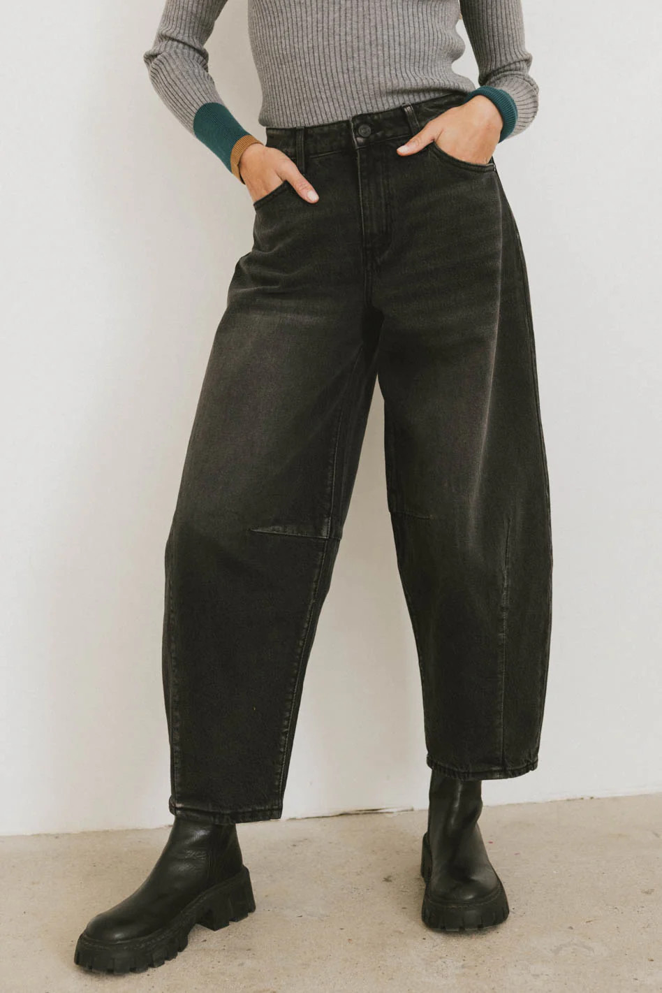 Lex Barrel Jeans in Black | Böhme US