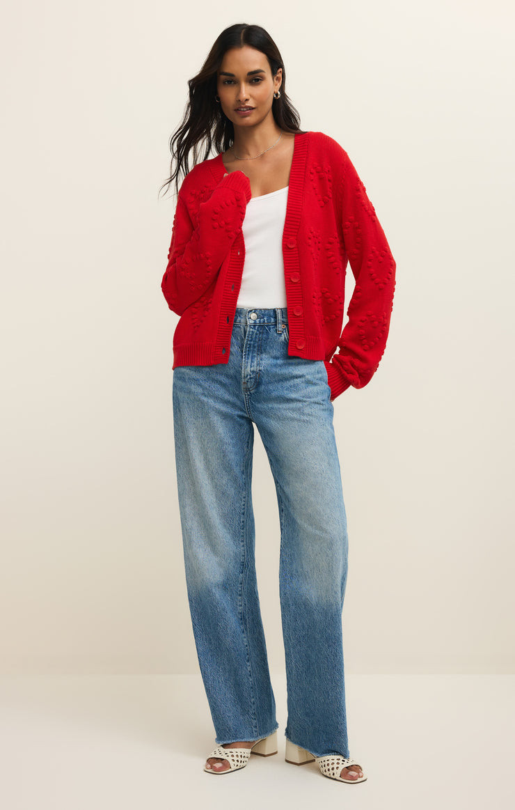 Hearts Embroidered Cardigan | Z Supply